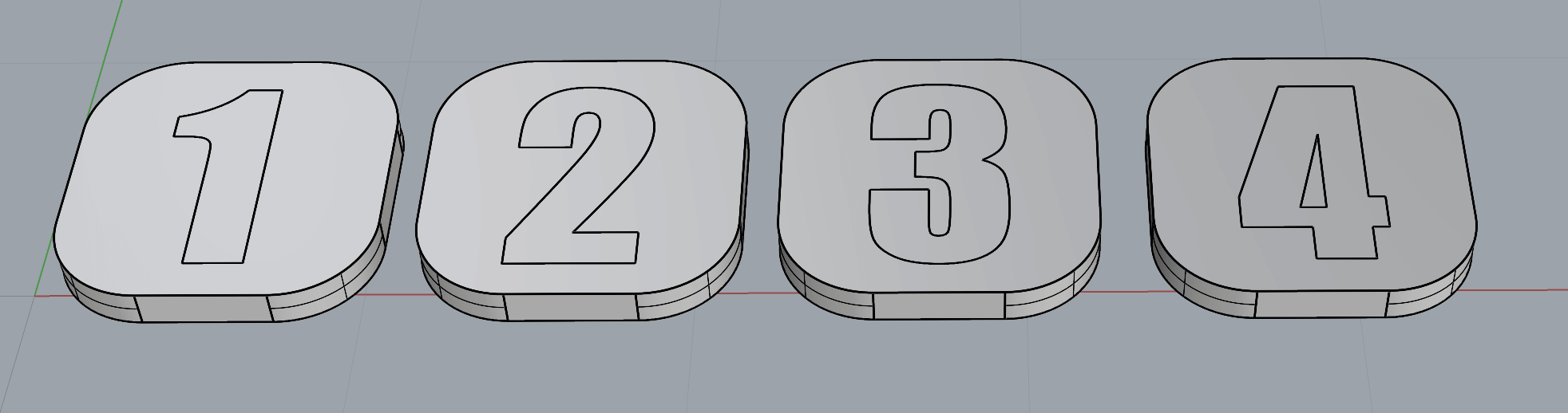 button extrude